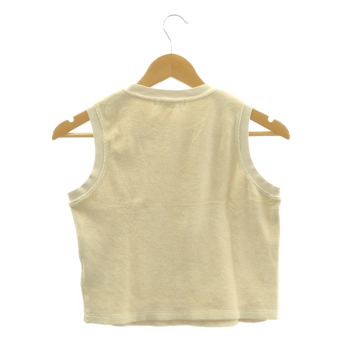 Suzie Kondi / スージー コンディ | パイル クルーネック タンクトップ | S |