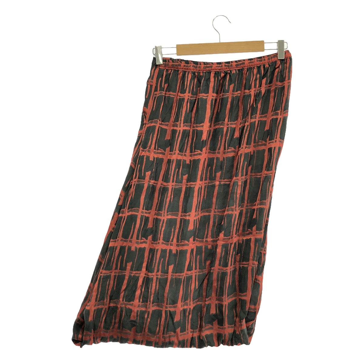 Needles | Cupra all-over print modified sarouel pants | 2 | Gray/Red | Women's