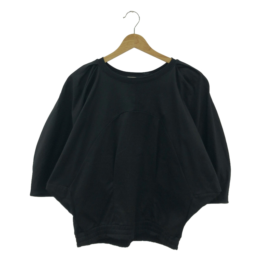 CINOH / 치노 | COTTON JERSEY DOLMAN SLEEVE TT 셔츠 | 36 | 블랙 | 여성