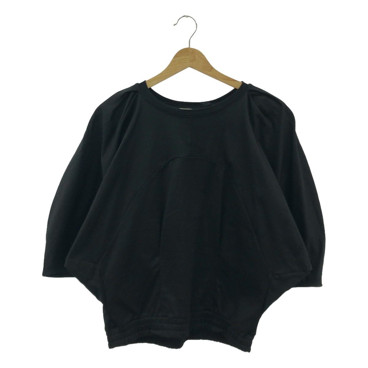 CINOH / チノ | COTTON JERSEY DOLMAN SLEEVE T Tシャツ | 36 | ブラック | レディース