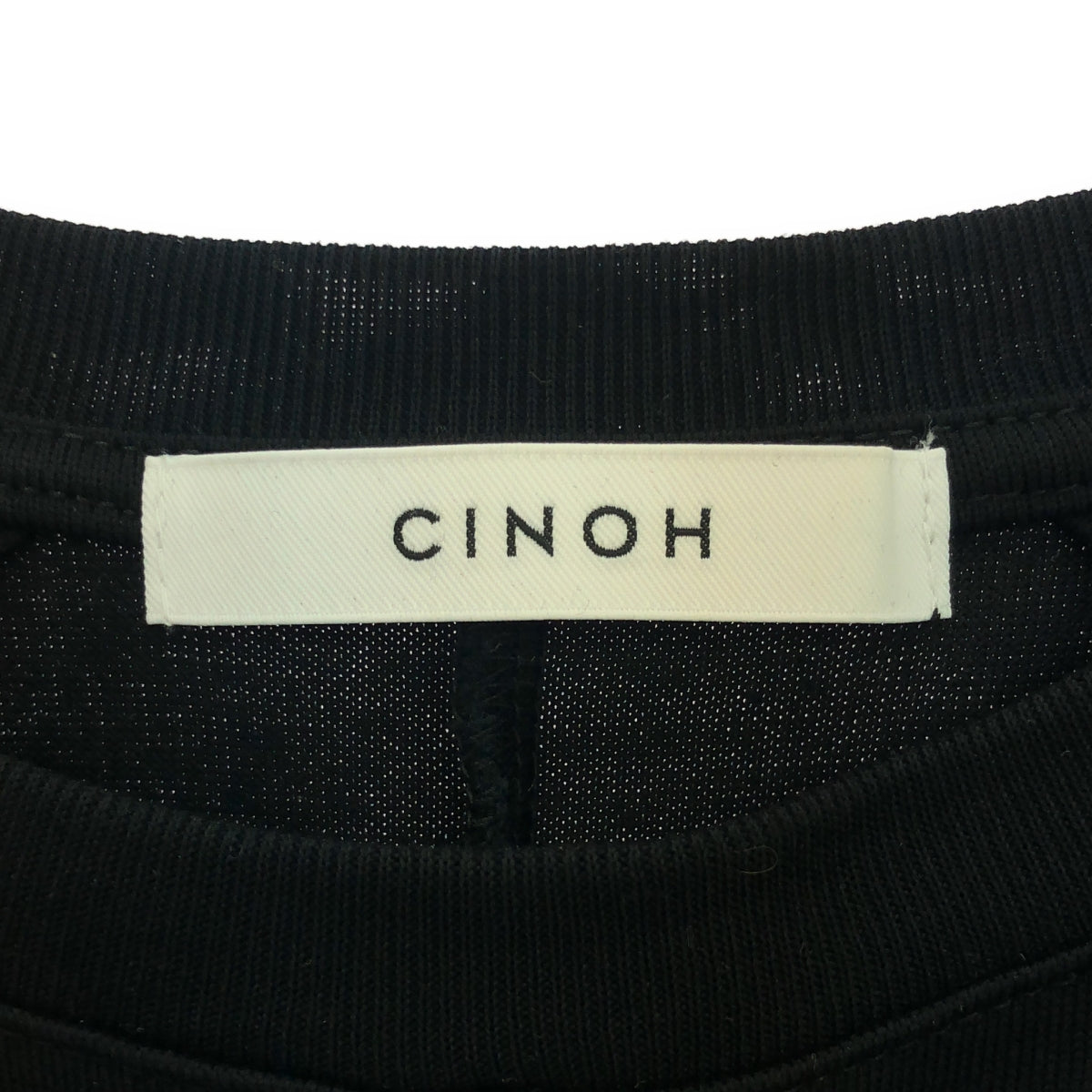 CINOH / チノ | COTTON JERSEY DOLMAN SLEEVE T Tシャツ | 36 | ブラック | レディース