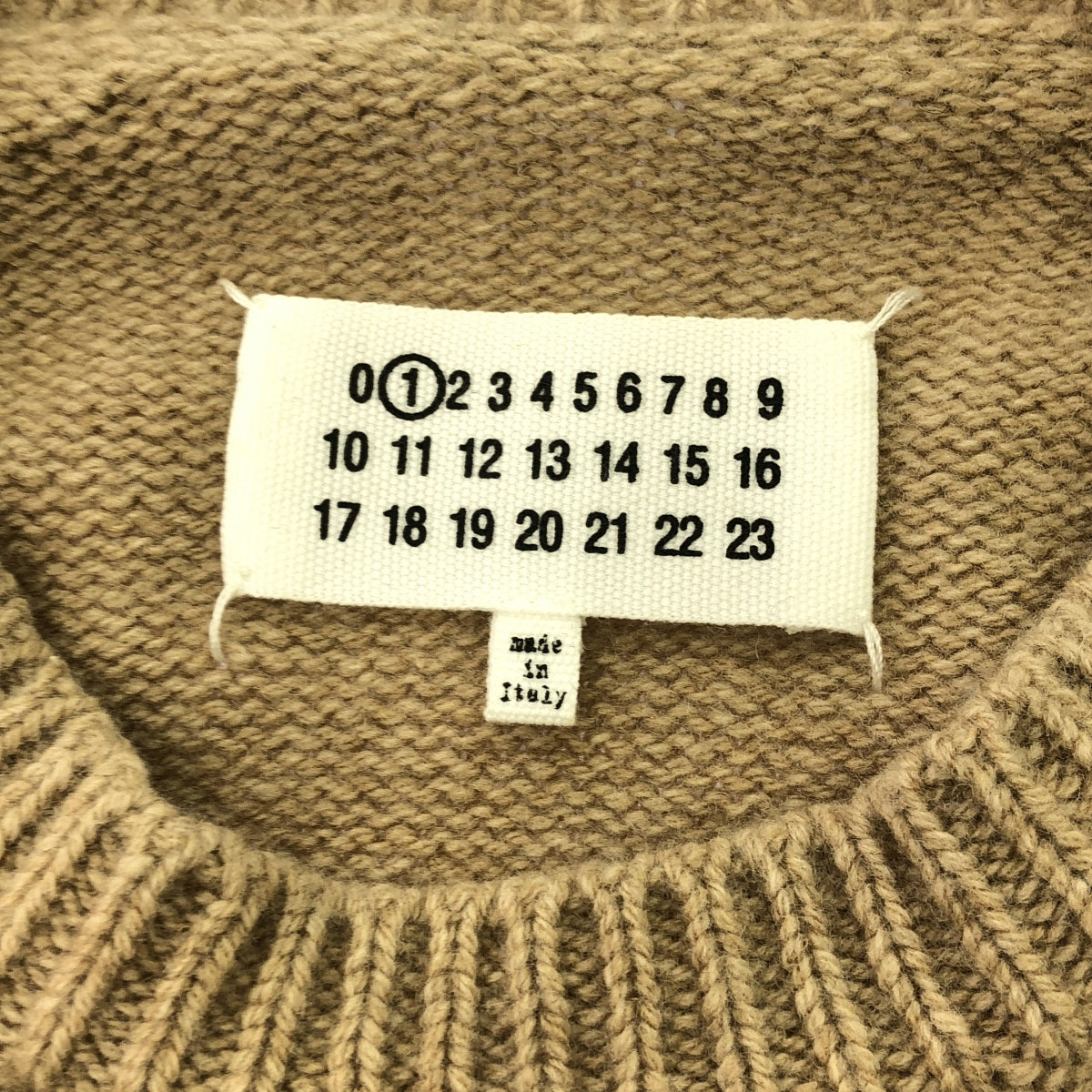 Maison Margiela | 2020秋冬 |羊毛針織套頭衫 | XS |米色 |女性的