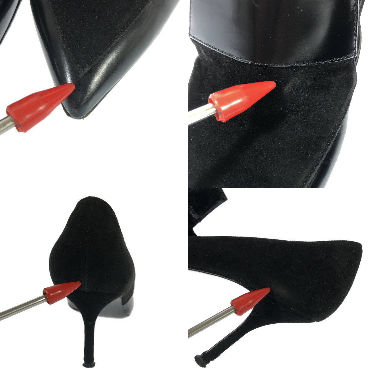 PIERRE HARDY | Leather suede switching heel pumps | 35 1/2 |