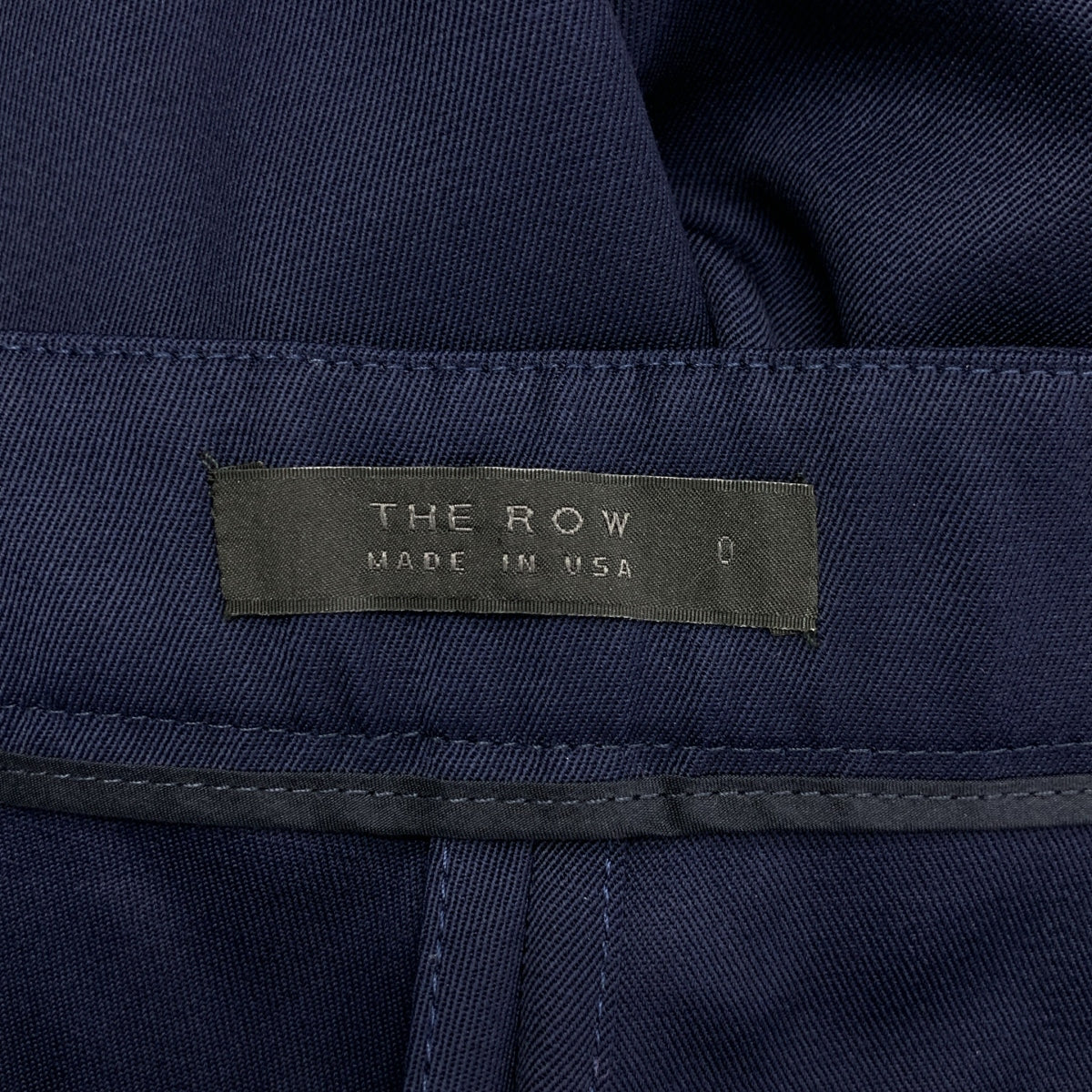 THE ROW | 純羊毛直筒褲 | 0碼 | 女款