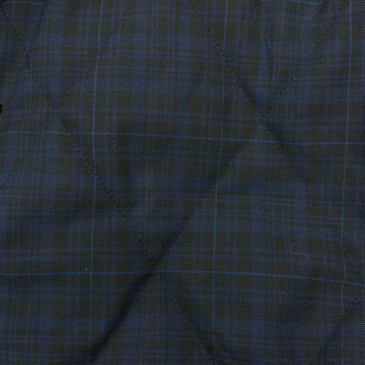【미품】 BLACK COMME des GARCONS / 블랙콤 데 걸슨 | 2022AW | 총 무늬 안솜 퀼팅 싱글 브레스트 재킷 | S | 네이비 / 블랙 |