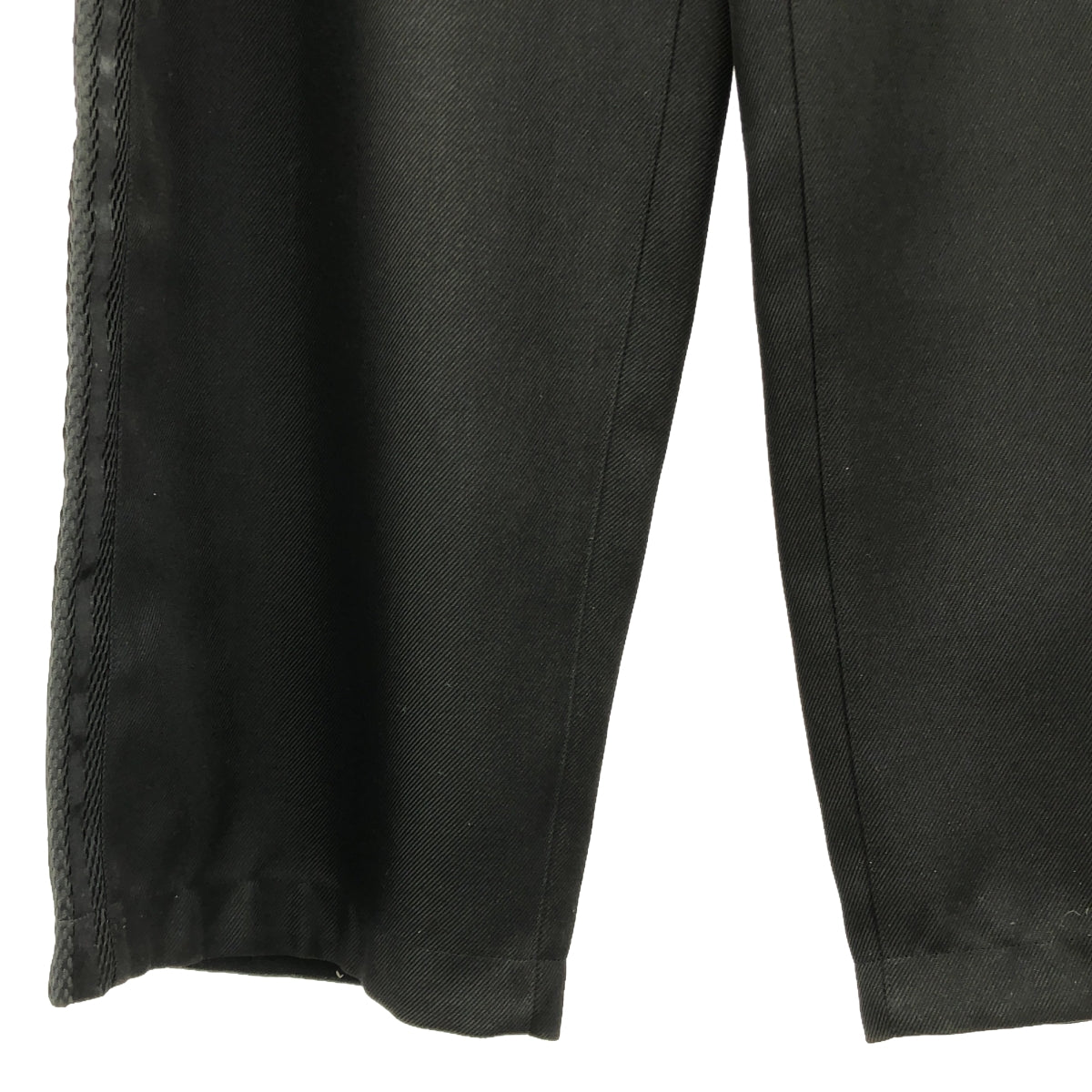 [Good Condition] JUNYA WATANABE | 2023AW | Ester Sideline Wide Slacks Pants | XS | Black | Women's