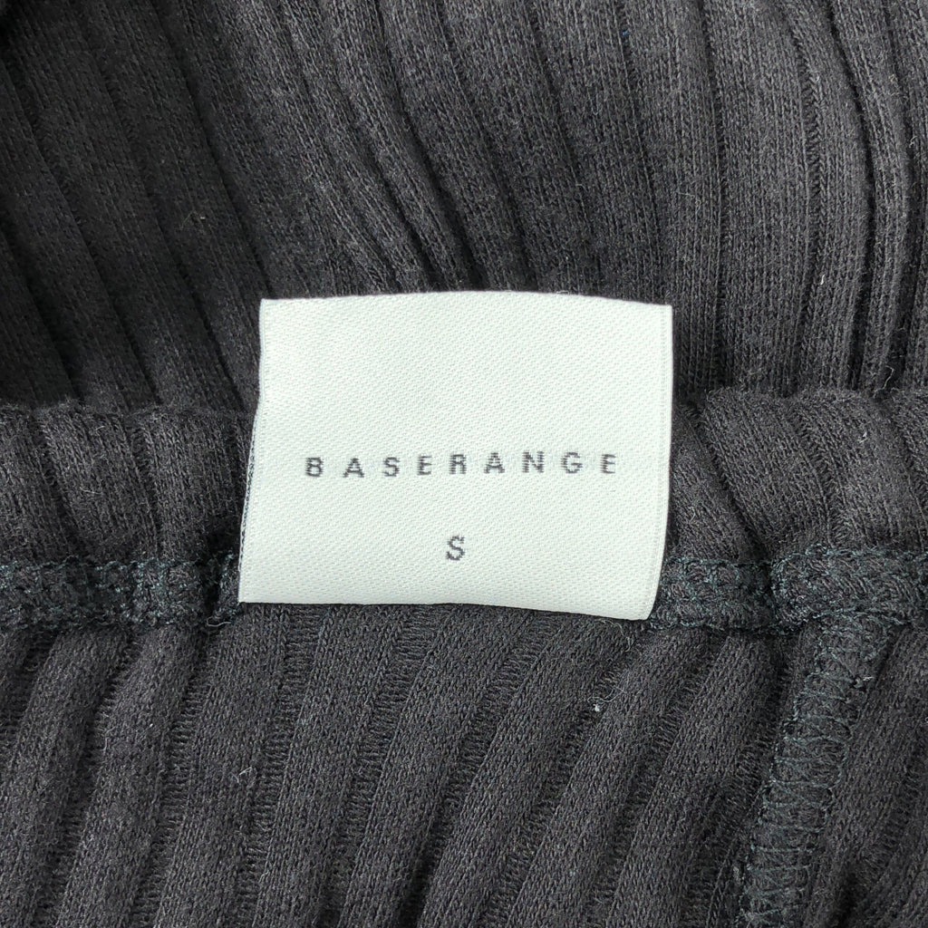 BASErange / ベースレンジ | HONDA APRON DRESS リブ エプロン ワンピース | S | ブラック | レディース