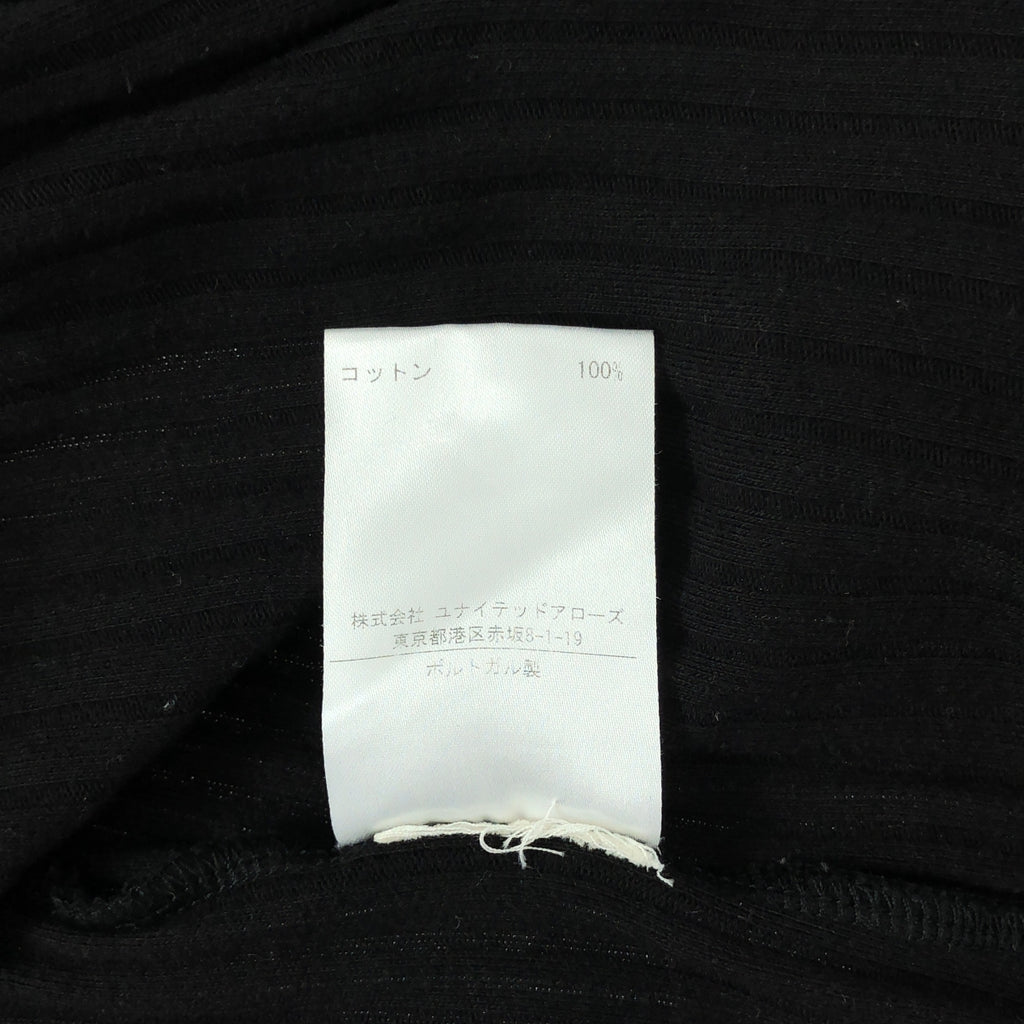BASErange / ベースレンジ | HONDA APRON DRESS リブ エプロン ワンピース | S | ブラック | レディース