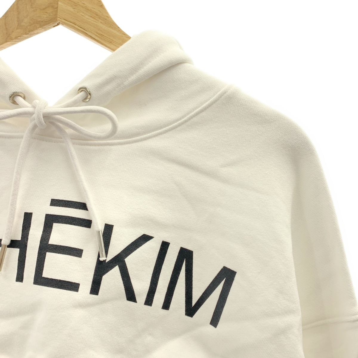 KIMHEKIM / 김혜김 | 코튼 후드 로고 크롭 트레이너 | S | 여성