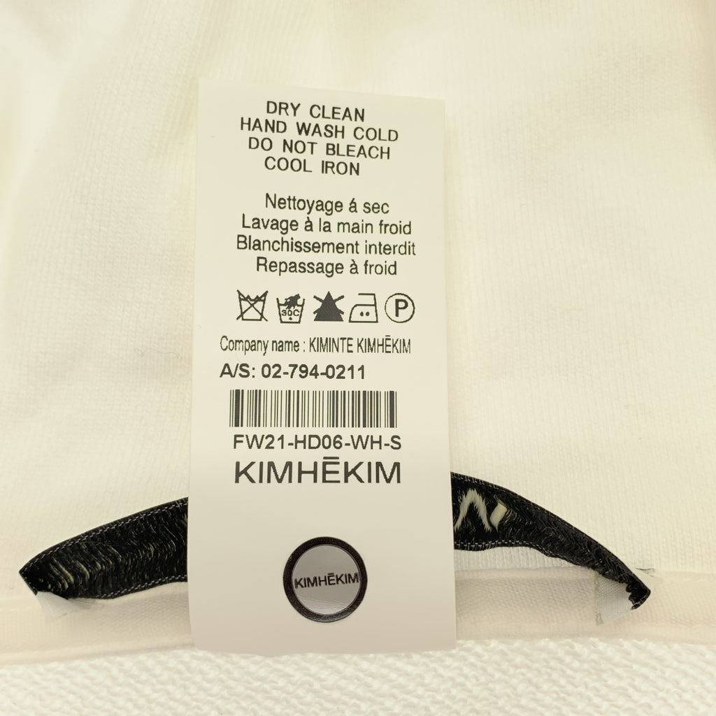 KIMHEKIM / 김혜김 | 코튼 후드 로고 크롭 트레이너 | S | 여성