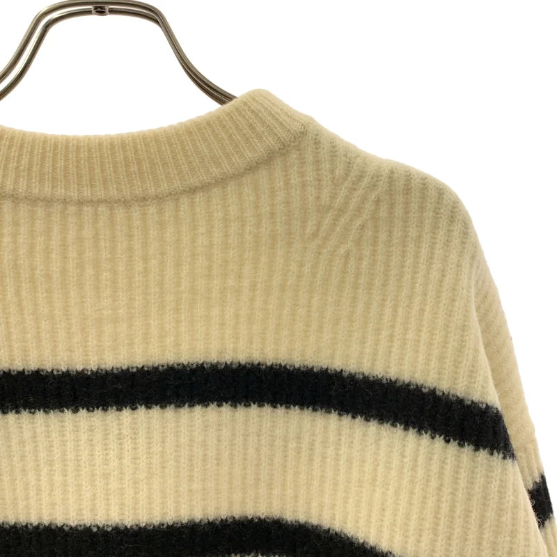 MUSE de Deuxieme Classe / ミューズドゥーズィーエムクラス | ハイネック ボーダーニット |