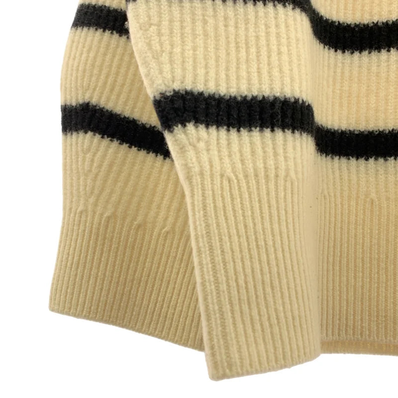 MUSE de Deuxieme Classe / ミューズドゥーズィーエムクラス | ハイネック ボーダーニット |