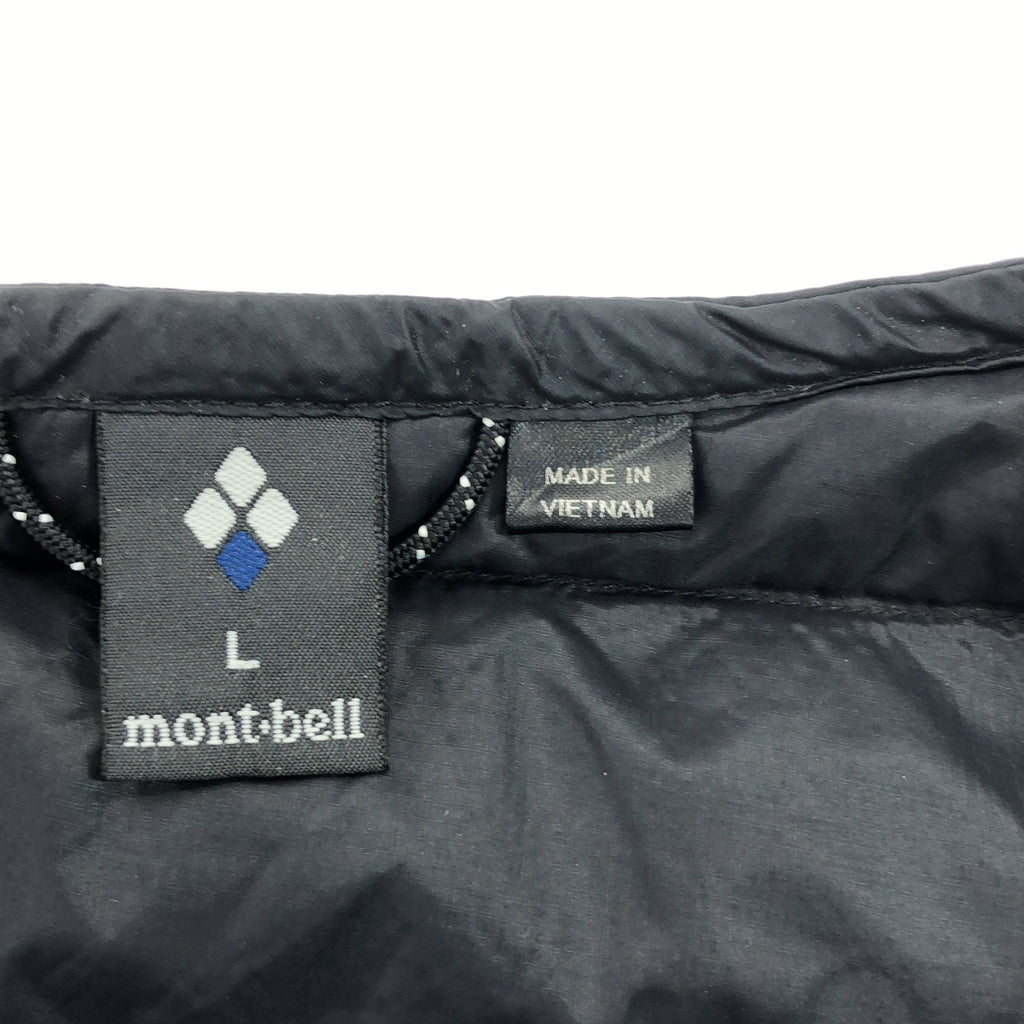 mont-bell / Montbell | 高級圓領羽絨外套 | L | 黑色 | 男款