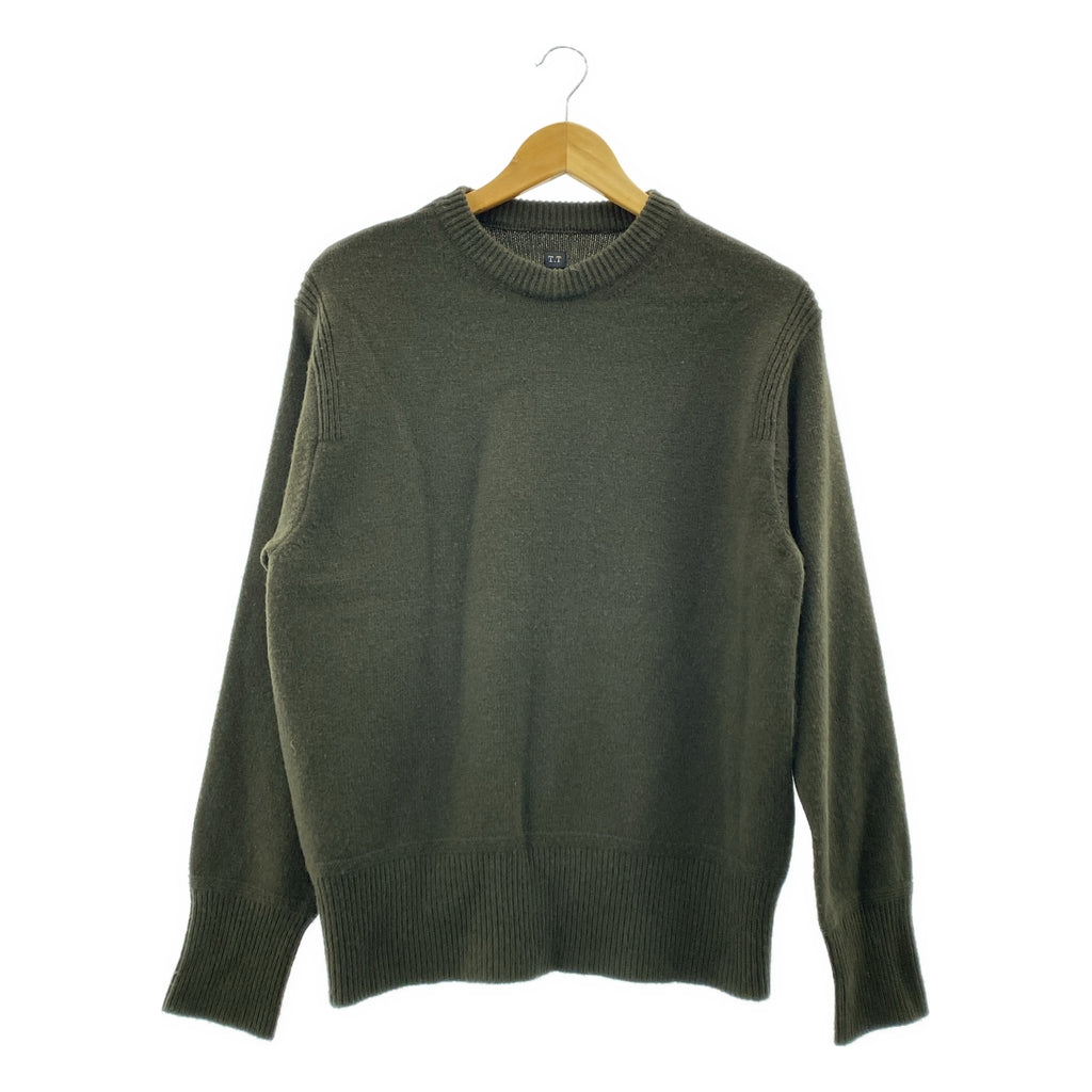 TAIGA TAKAHASHI / タイガタカハシ | Lot.507 Athletic Crewneck Sweater / カシミヤ ブレンド プルオーバー ニット セーター | 38 | メンズ