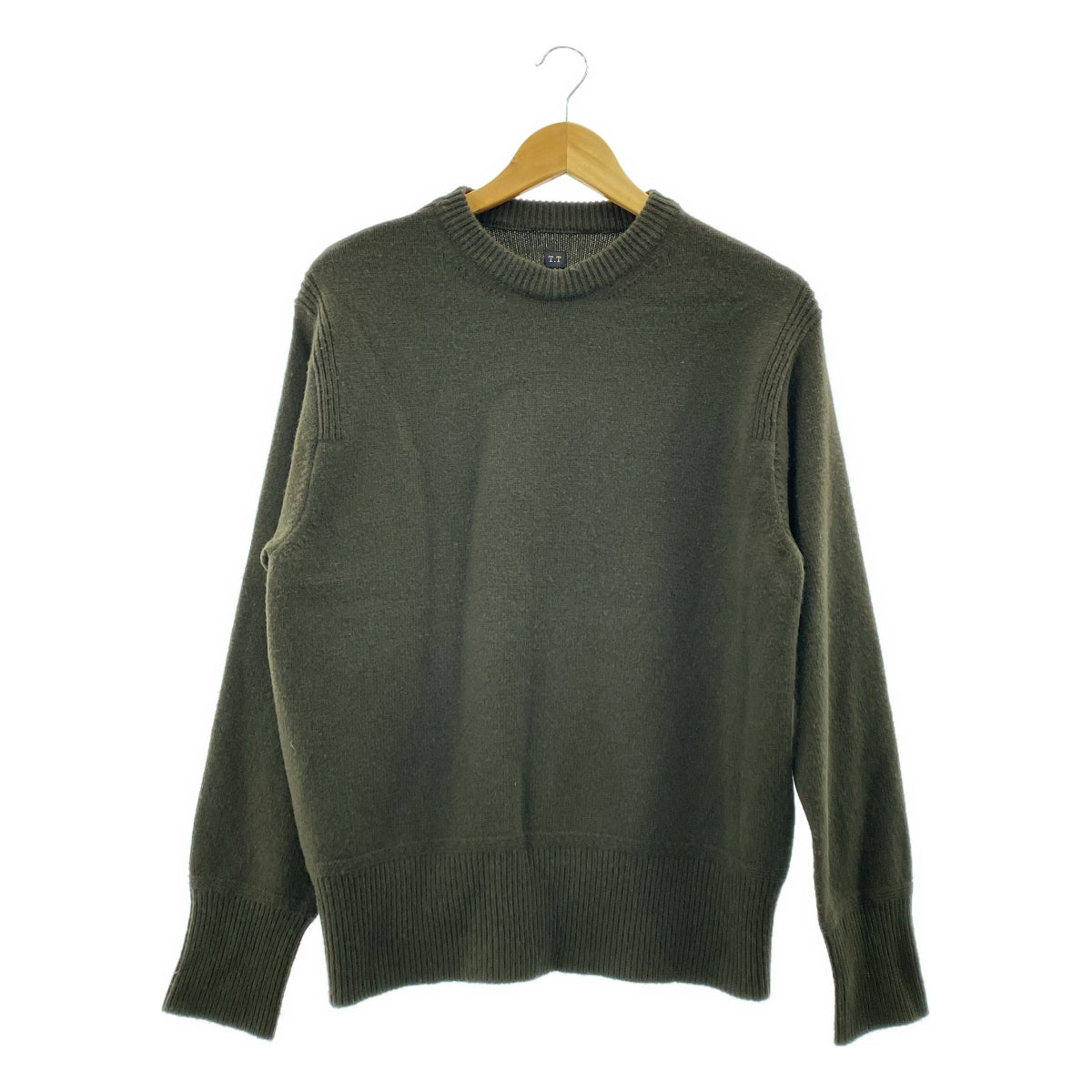 TAIGA TAKAHASHI / タイガタカハシ | Lot.507 Athletic Crewneck Sweater / カシミヤ ブレンド プルオーバー ニット セーター | 38 | メンズ