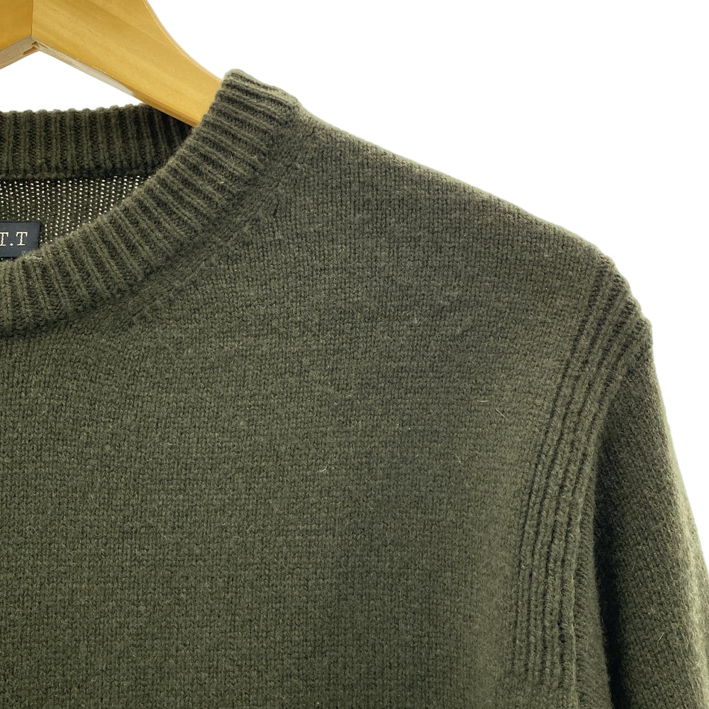 TAIGA TAKAHASHI / タイガタカハシ | Lot.507 Athletic Crewneck Sweater / カシミヤ ブレンド プルオーバー ニット セーター | 38 | メンズ