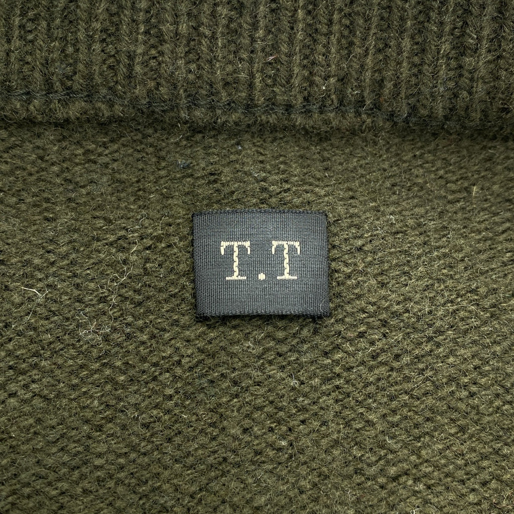 TAIGA TAKAHASHI / タイガタカハシ | Lot.507 Athletic Crewneck Sweater / カシミヤ ブレンド プルオーバー ニット セーター | 38 | メンズ