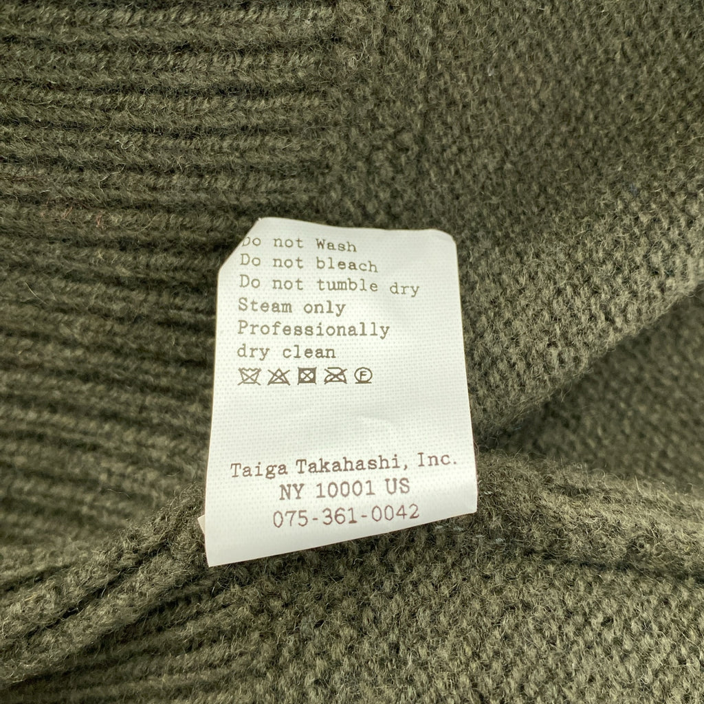 TAIGA TAKAHASHI / タイガタカハシ | Lot.507 Athletic Crewneck Sweater / カシミヤ ブレンド プルオーバー ニット セーター | 38 | メンズ