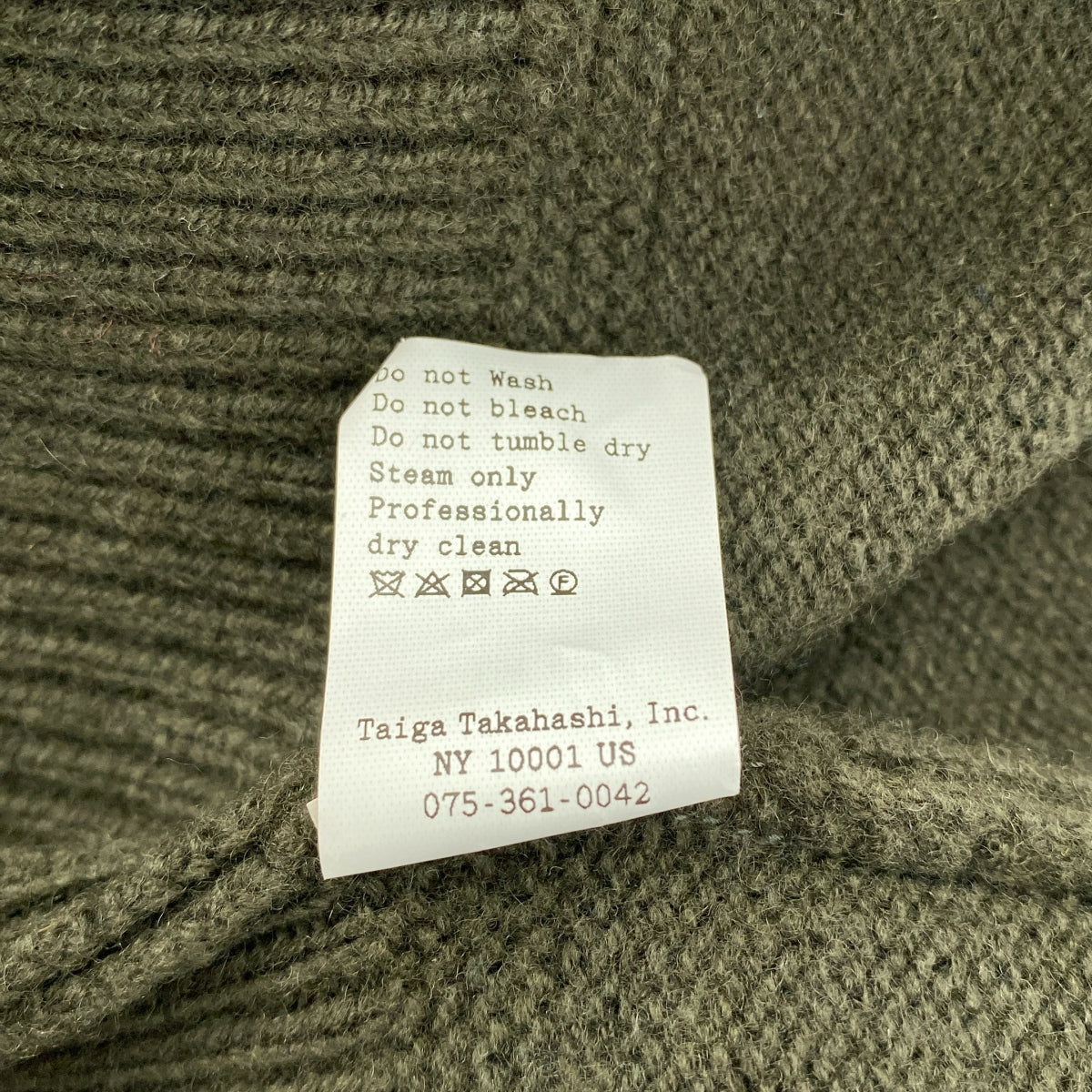 TAIGA TAKAHASHI / タイガタカハシ | Lot.507 Athletic Crewneck Sweater / カシミヤ ブレンド プルオーバー ニット セーター | 38 | メンズ