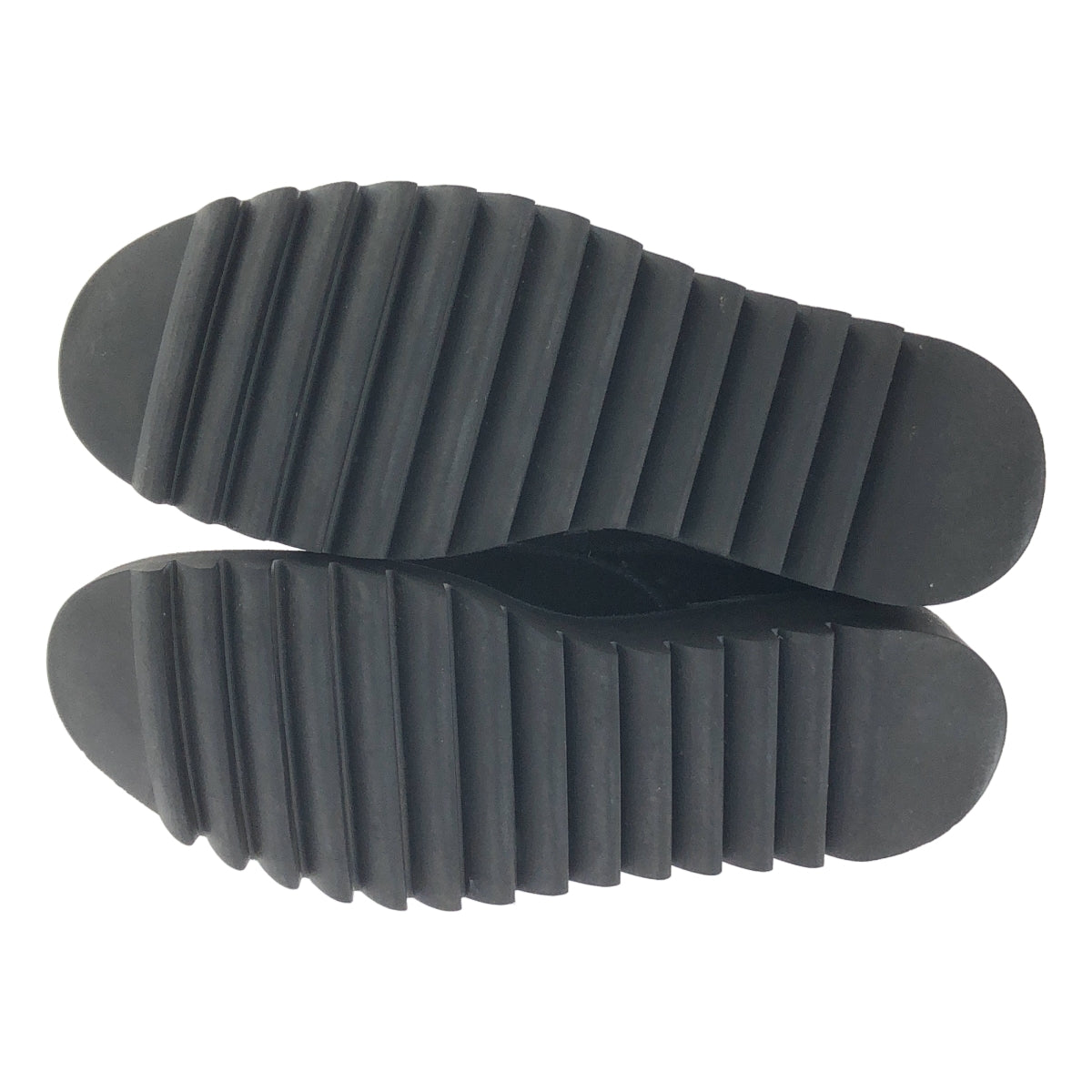 【近全新】山本耀司 (YOHJI YAMAMOTO) 男裝 | 2015 春夏系列 | 麂皮鯊魚底牛津鞋 | 3碼 | 黑色 | 男士