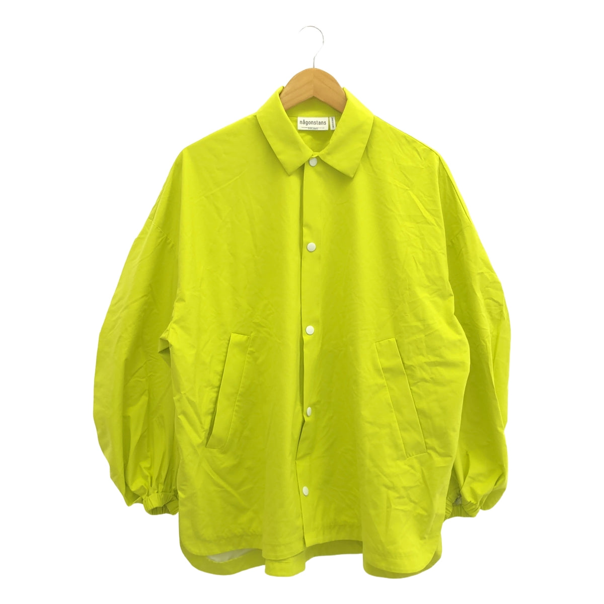 nagonstans / nagonstans | 防水外套 教練外套 | M | 黃色 | 女款