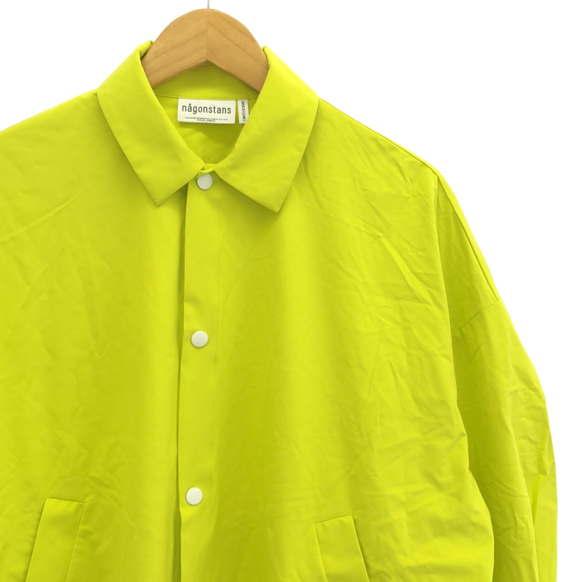 nagonstans / nagonstans | 防水外套 教練外套 | M | 黃色 | 女款