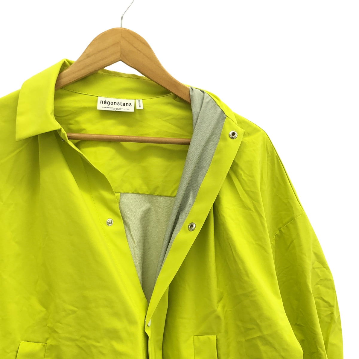 nagonstans / nagonstans | 防水外套 教練外套 | M | 黃色 | 女款