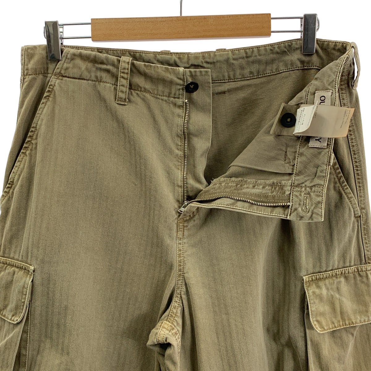 アワーレガシーOUR LEGACY　ワイドカーゴパンツ　サイズ48 OUR LEGACY アワーレガシー MOUNT CARGO カーゴパンツ 48 カーキ