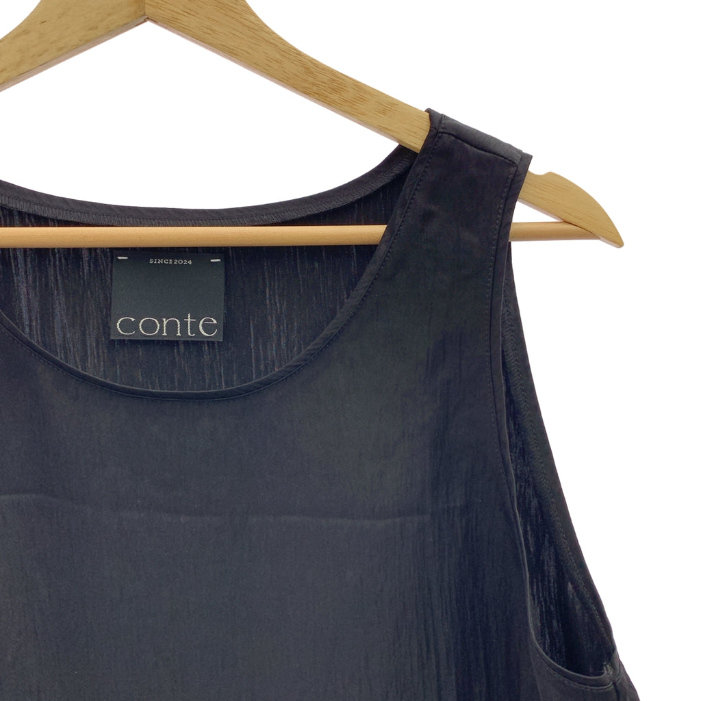 conte | 緞面背心襯衫 |