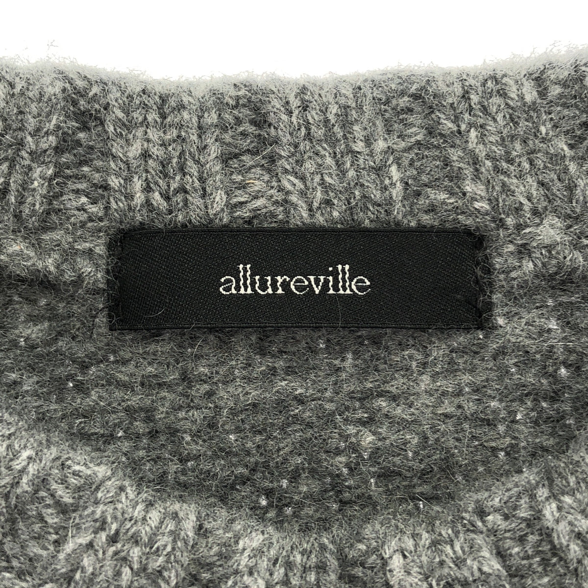 allureville / アルアバイル | ウール カシミヤ クルーネックニット | 2 |