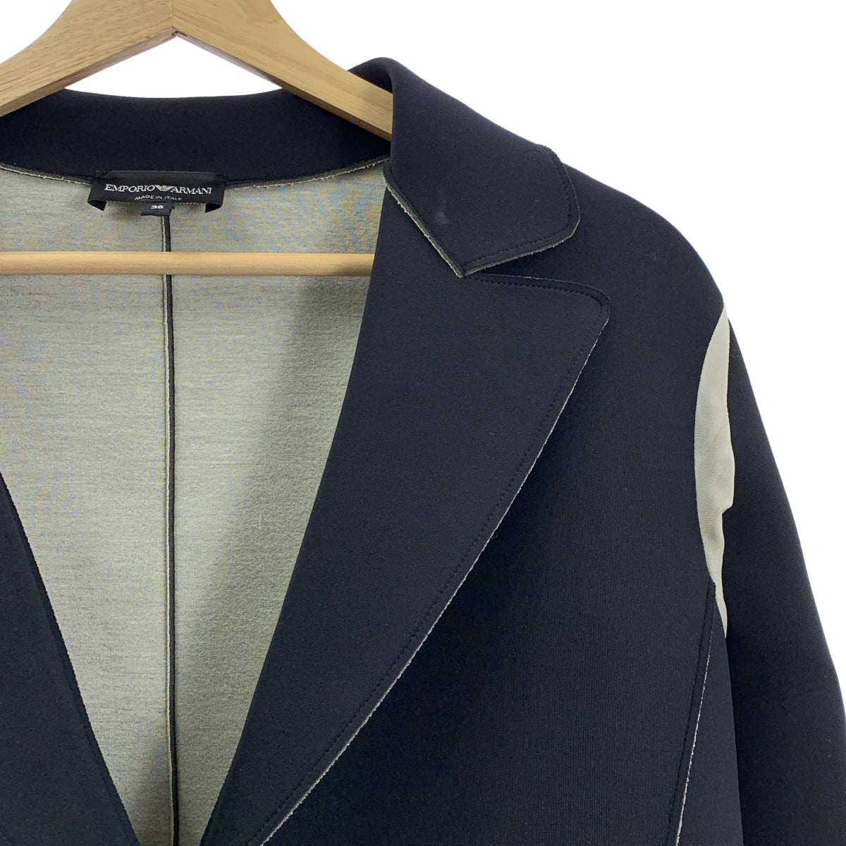 EMPORIO ARMANI | Bonded Pierrot 訂製夾克 | 36 碼 | 黑色 | 女款