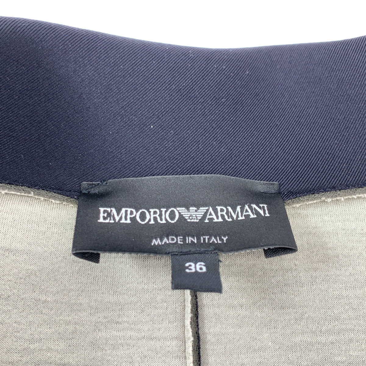 EMPORIO ARMANI | Bonded Pierrot 訂製夾克 | 36 碼 | 黑色 | 女款