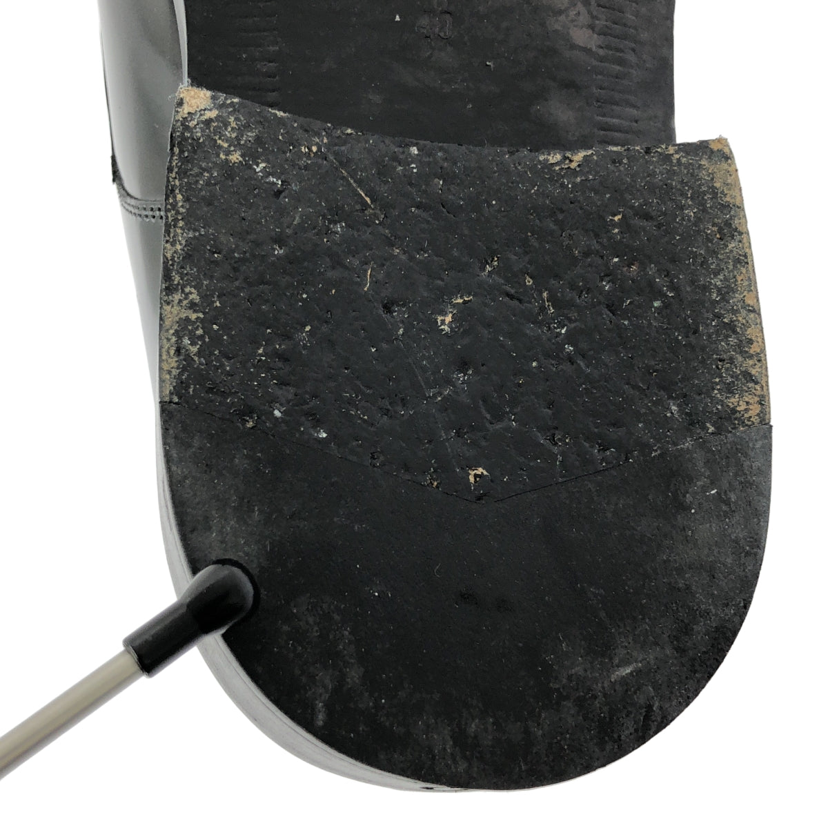 BALENCIAGA / バレンシアガ | Leather Derby Shoes スクエアトゥ ダービーシューズ / 541303 | 40 | ブラック | メンズ