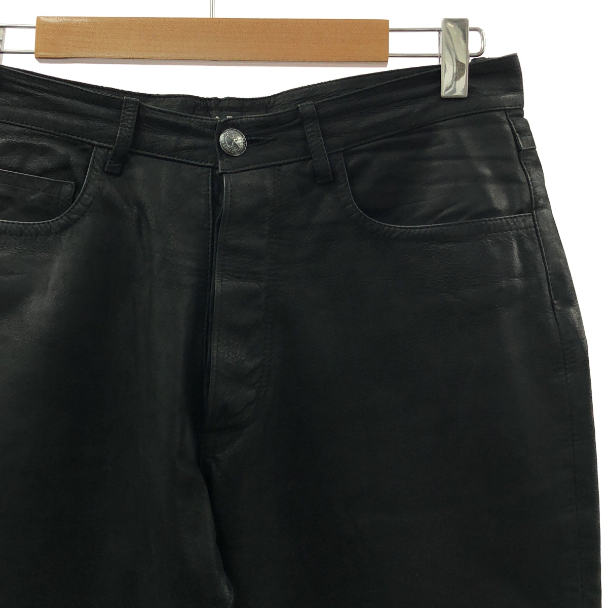 A.P.C. / アーペーセー | カウレザー テーパードパンツ | 31 | メンズ