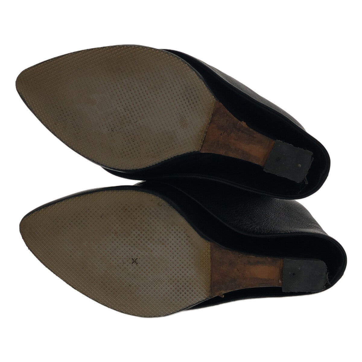 GIVENCHY / 지방시 | GRAINED LEATHER 셜록 롱 부츠 | 36 | 블랙 | 여성