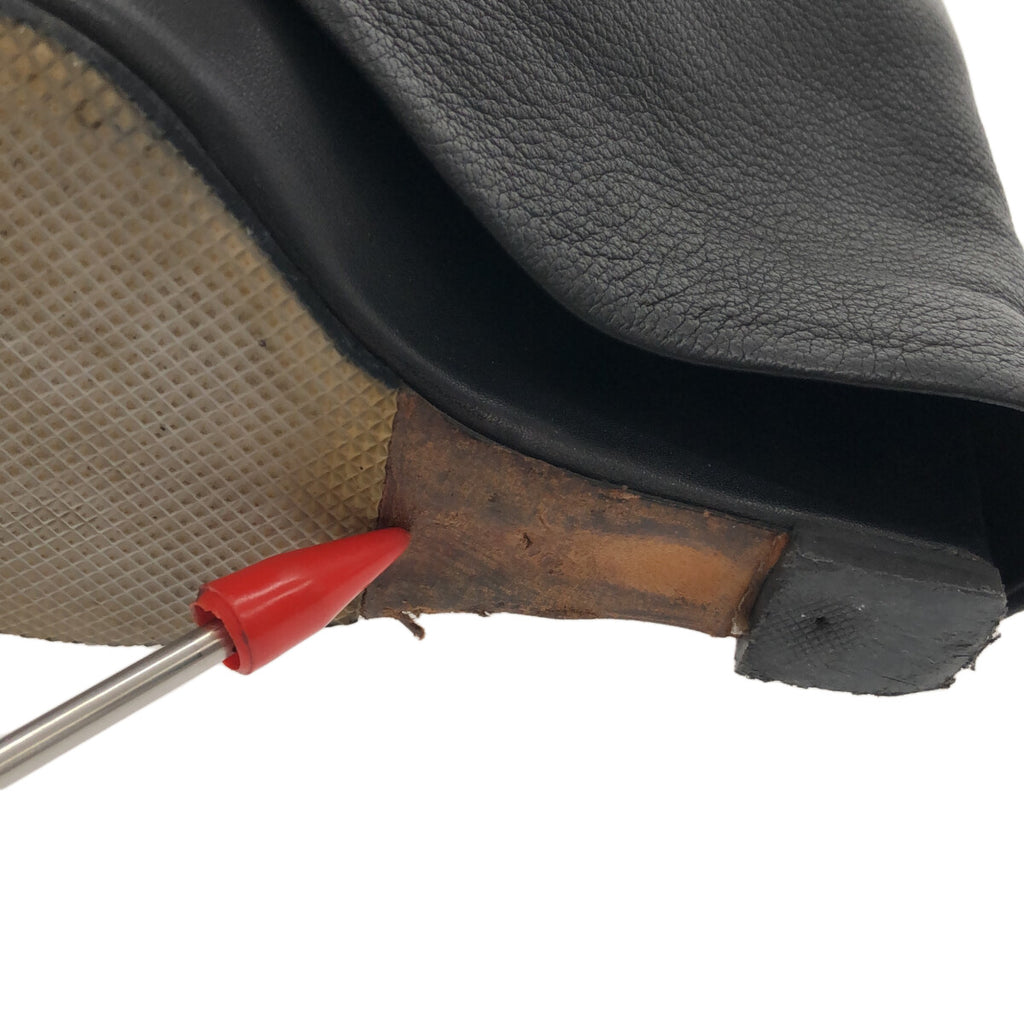 紀梵希 |粒面皮革 SHARK ROCK 長靴 | 36 |黑色 |女的