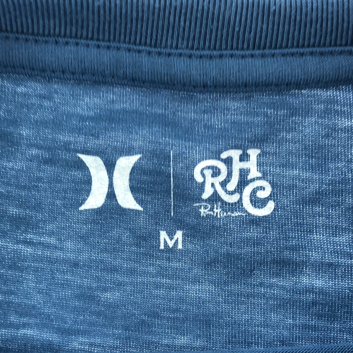 [Good Condition] RHC Ron Herman / RHC Ron Herman | 2024AW | × Hurley / Hurley Logo Long Sleeve Tee / Logo Over Cut and Sew | M | Blue | Men's