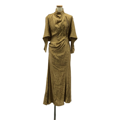 Mame Kurogouchi / 마메쿠로고우치 | 2024AW | Floral Jacquard Draped Dress 원피스 | 1 | 여성