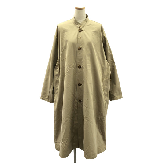 [Good Condition] PORTER CLASSIC | LIMITED ITEM / SILK GABARDINE COAT / Silk gabardine coat / Fully patterned lining | 2 | Beige | Men's