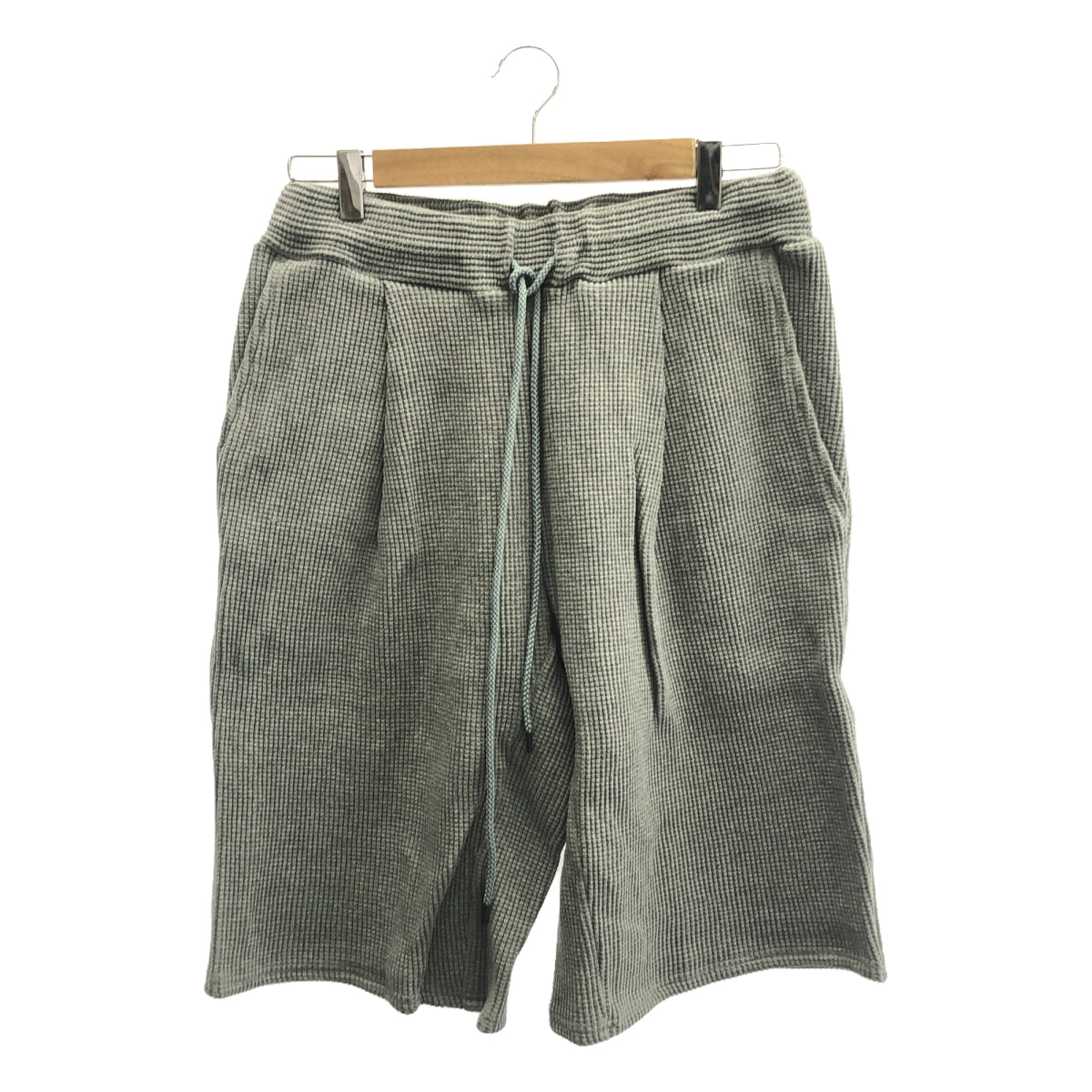 [New] prasthana / Prasthana | Heavy waffle half pants | M | Gray | Men's