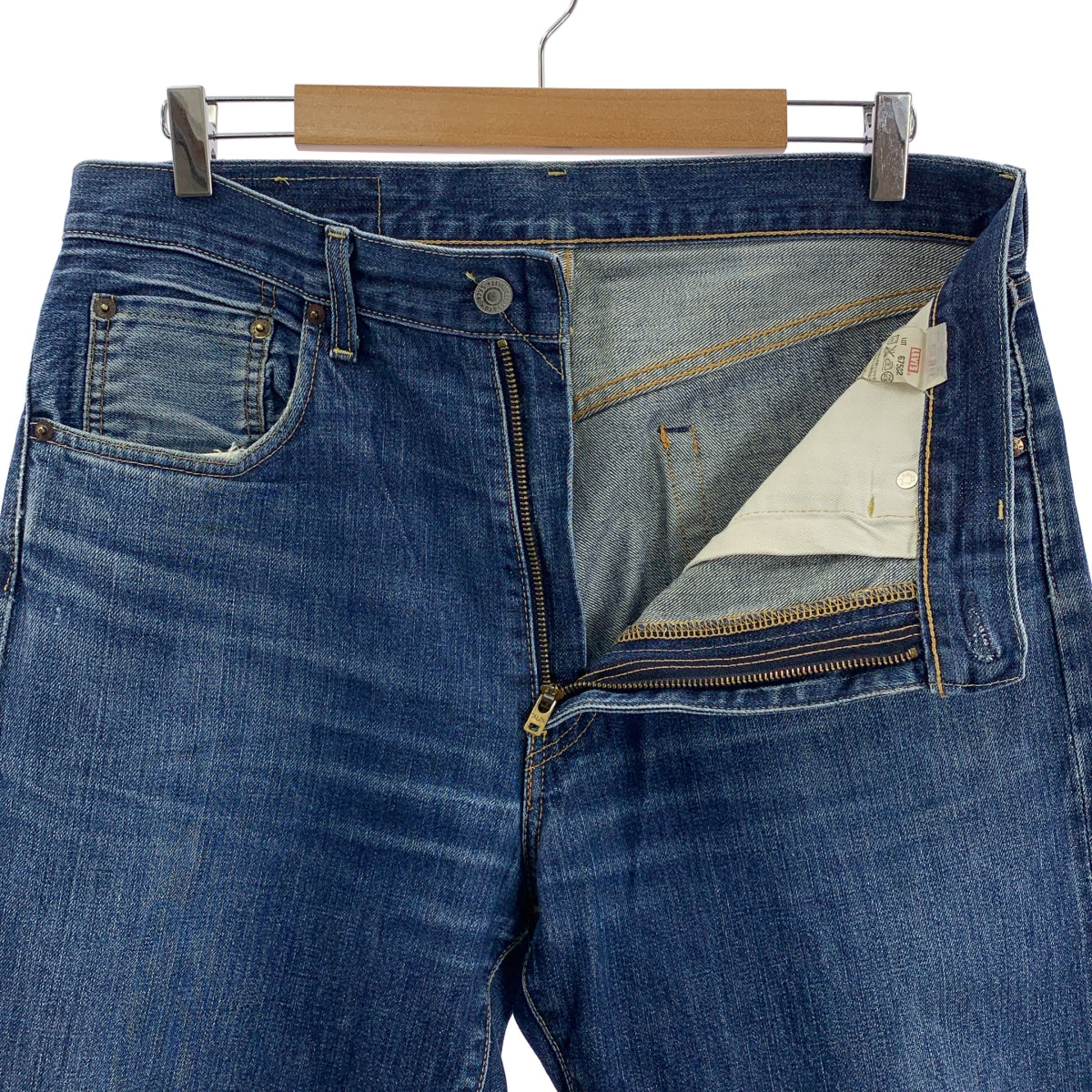 LEVI'S VINTAGE CLOTHING LVC / 리바이스 빈티지 클로징 | 67502-0001 / 502 big E 세르비치 데님 청바지 바지 | 34 | 남성