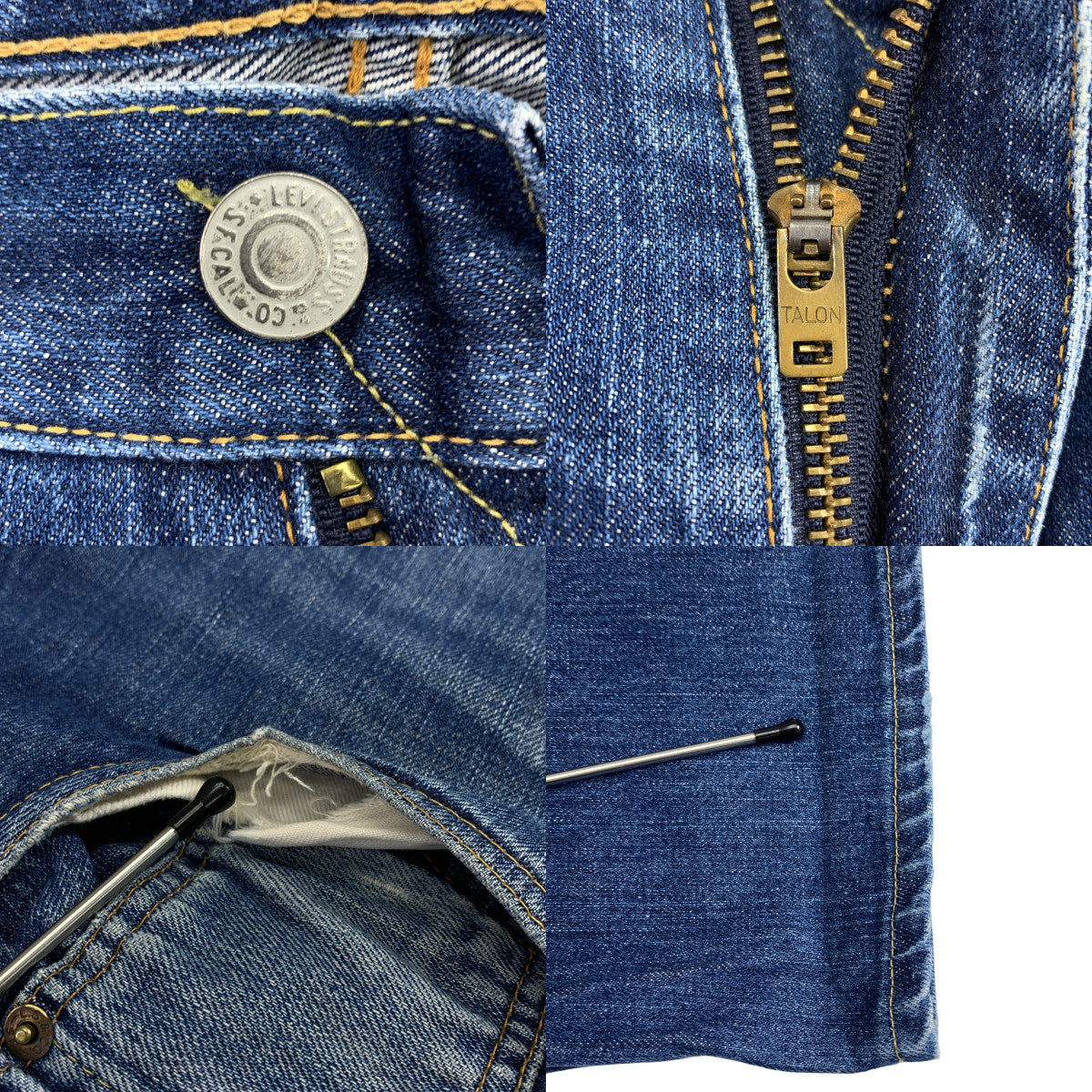 LEVI'S VINTAGE CLOTHING LVC / 리바이스 빈티지 클로징 | 67502-0001 / 502 big E 세르비치 데님 청바지 바지 | 34 | 남성