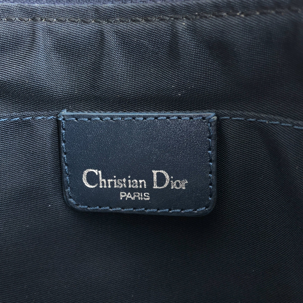 Christian Dior / クリスチャンディオール | トロッター ロゴ ポーチ ハンドバッグ |