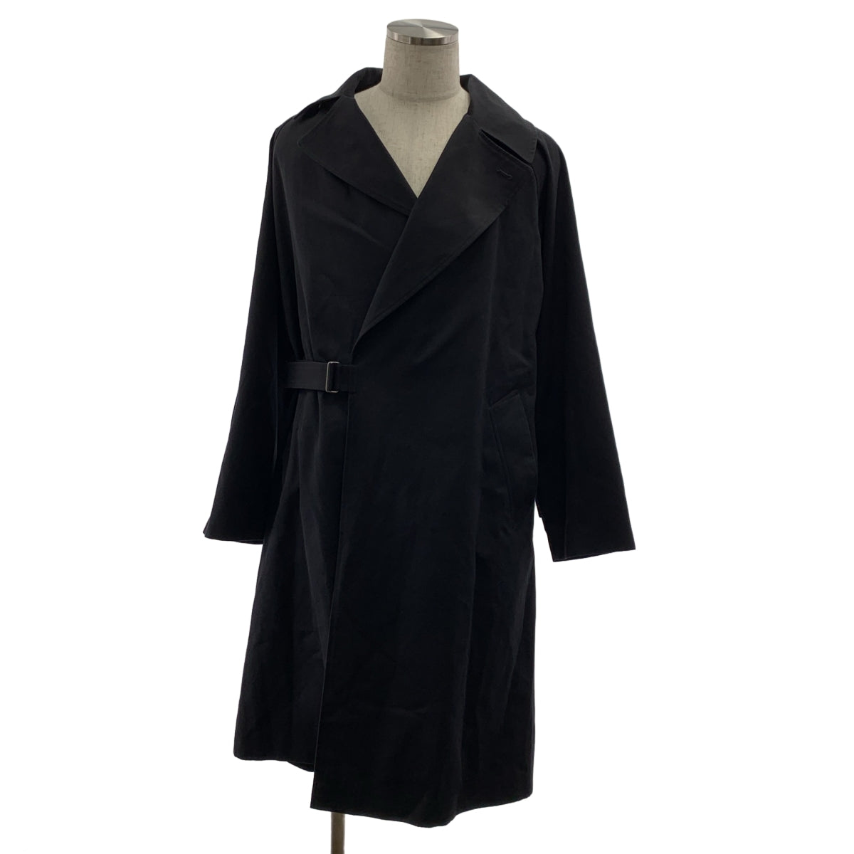 COMOLI | 2023SS | 棉質 Gaba 繫帶扣腰帶大衣 / 全襯裡 / X01-04001 | 2 | 男款