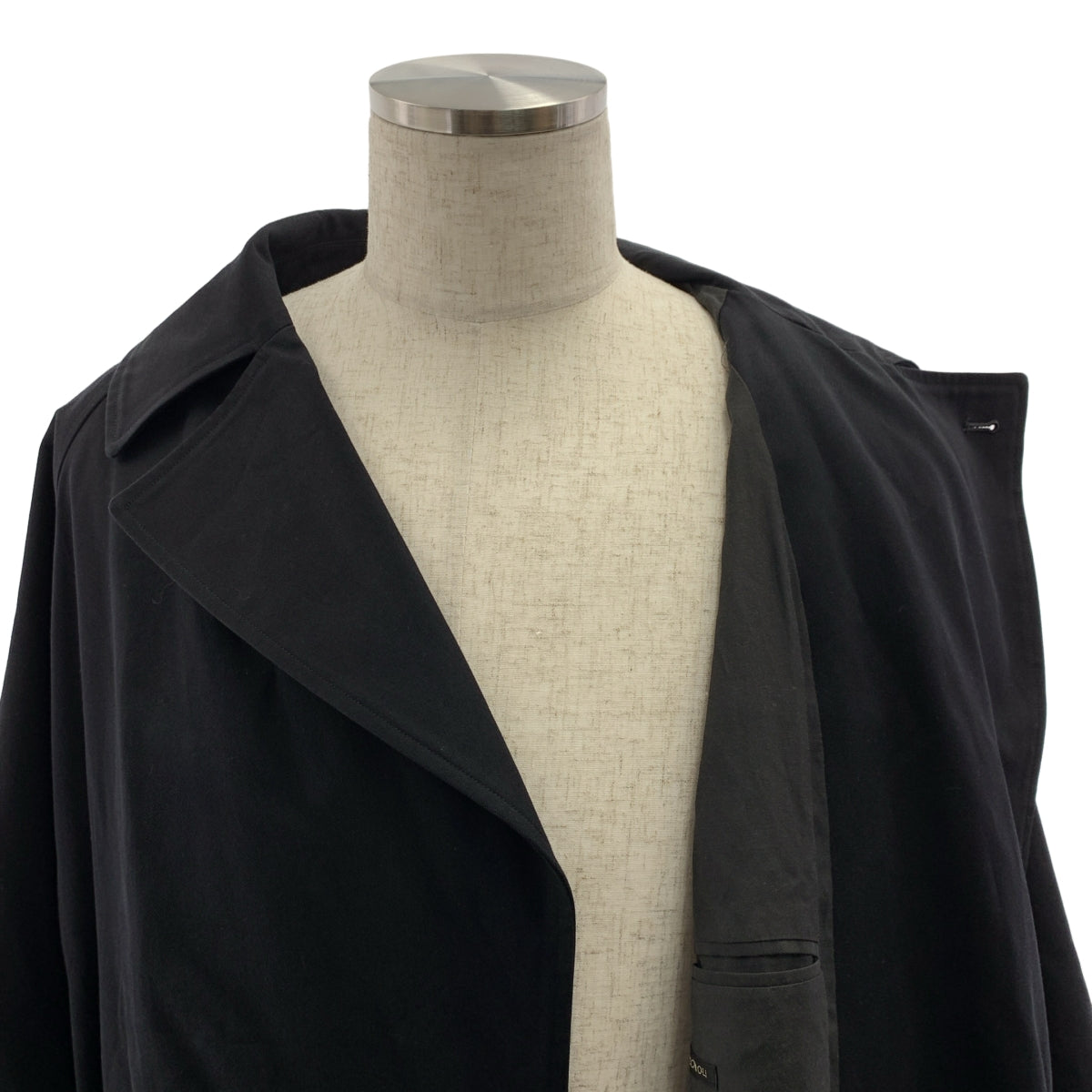 COMOLI | 2023SS | 棉質 Gaba 繫帶扣腰帶大衣 / 全襯裡 / X01-04001 | 2 | 男款