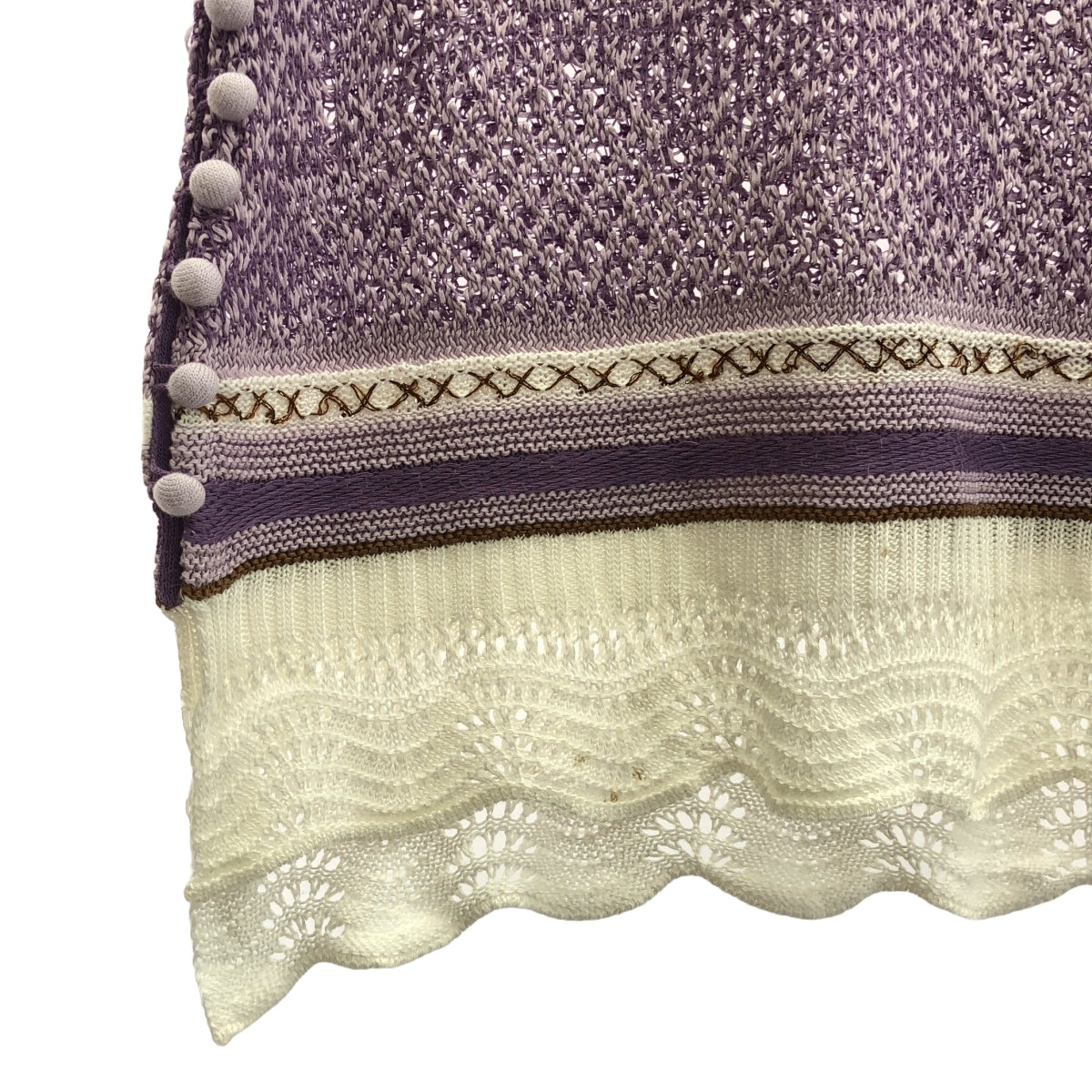 Mame Kurogouchi | 2019SS | Sleeveless Scala Knit Tops | 1 | Women's