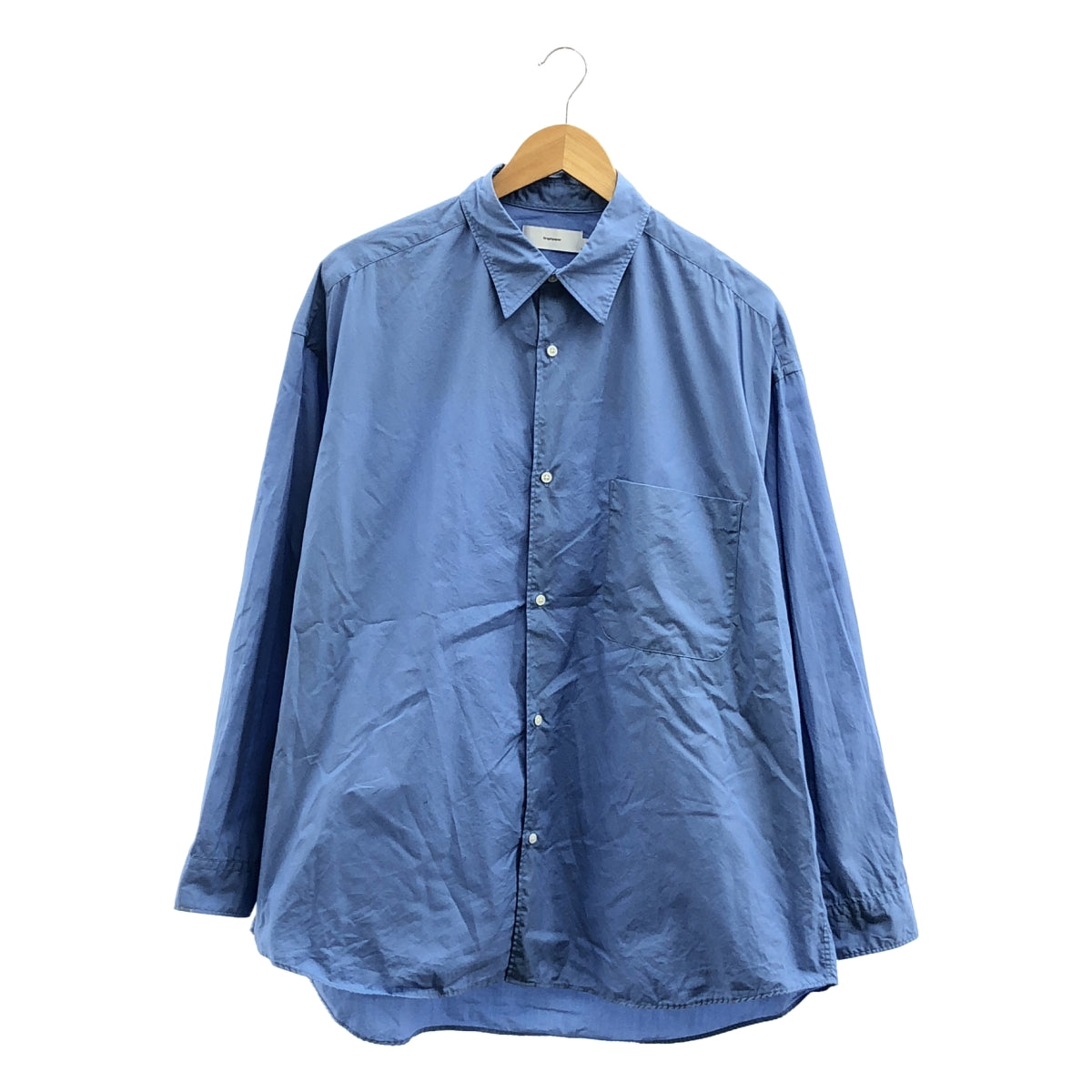 Graphpaper / グラフペーパー | Broad Oversized L/S Regular Collar Shirt オーバーサイズ シャツ | F | メンズ