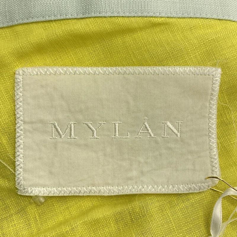 MYLAN / マイラン | リネン サイドポケット ボリューム ドレス ワンピース |
