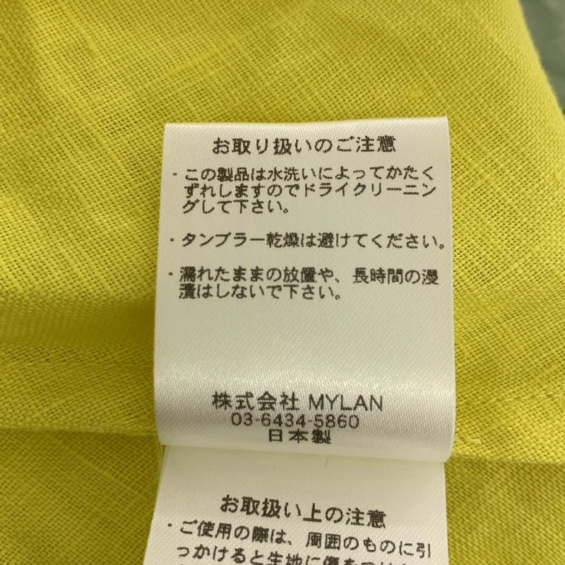MYLAN / マイラン | リネン サイドポケット ボリューム ドレス ワンピース |