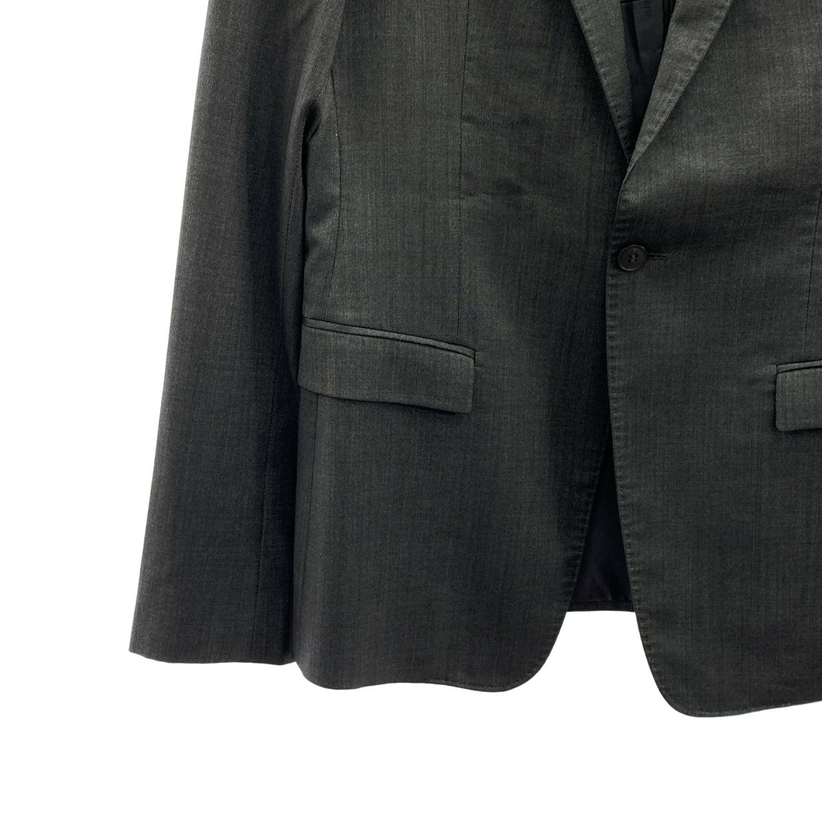 EMPORIO ARMANI / 엠포리오 아르마니 | 셋업 슈트 / DAVID LINE 울 실크 1B 테일러드 재킷 / 슬랙스 팬츠 | 48 | 맨즈